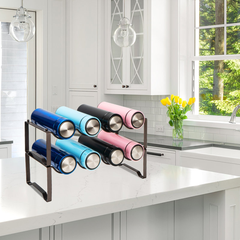 Aniyia Wine Bottle Rack, Black