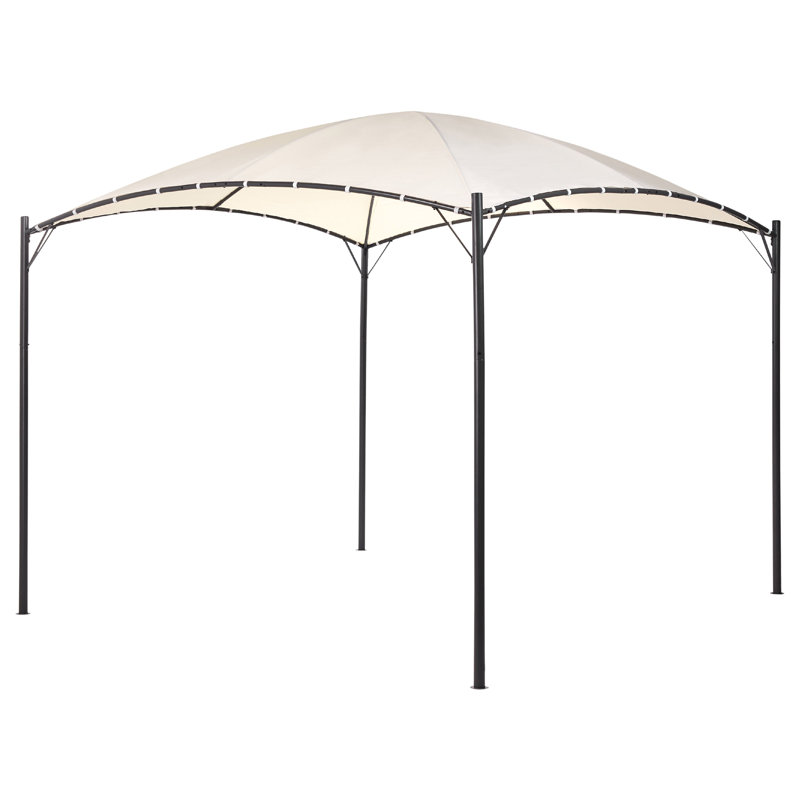 Avrianna 3m x 3m Metal Pop-up Gazebo, Beige