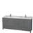 Sheffield 79" Freestanding Double Vanity Base Only with Medicine Cabinets-40093286