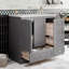 Ensemble de meuble-lavabo simple 36 po avec plateau en résine-1923645411