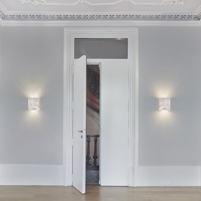 Kala 1 - Light LED Flush Mounted Sconce, White, No