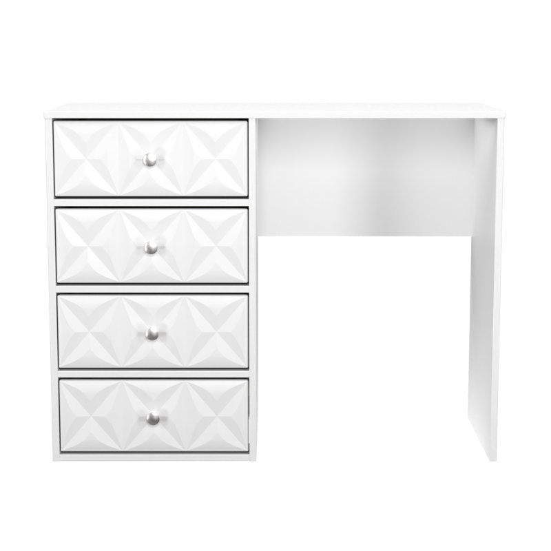 Clintonville 4 Drawer Vanity, White