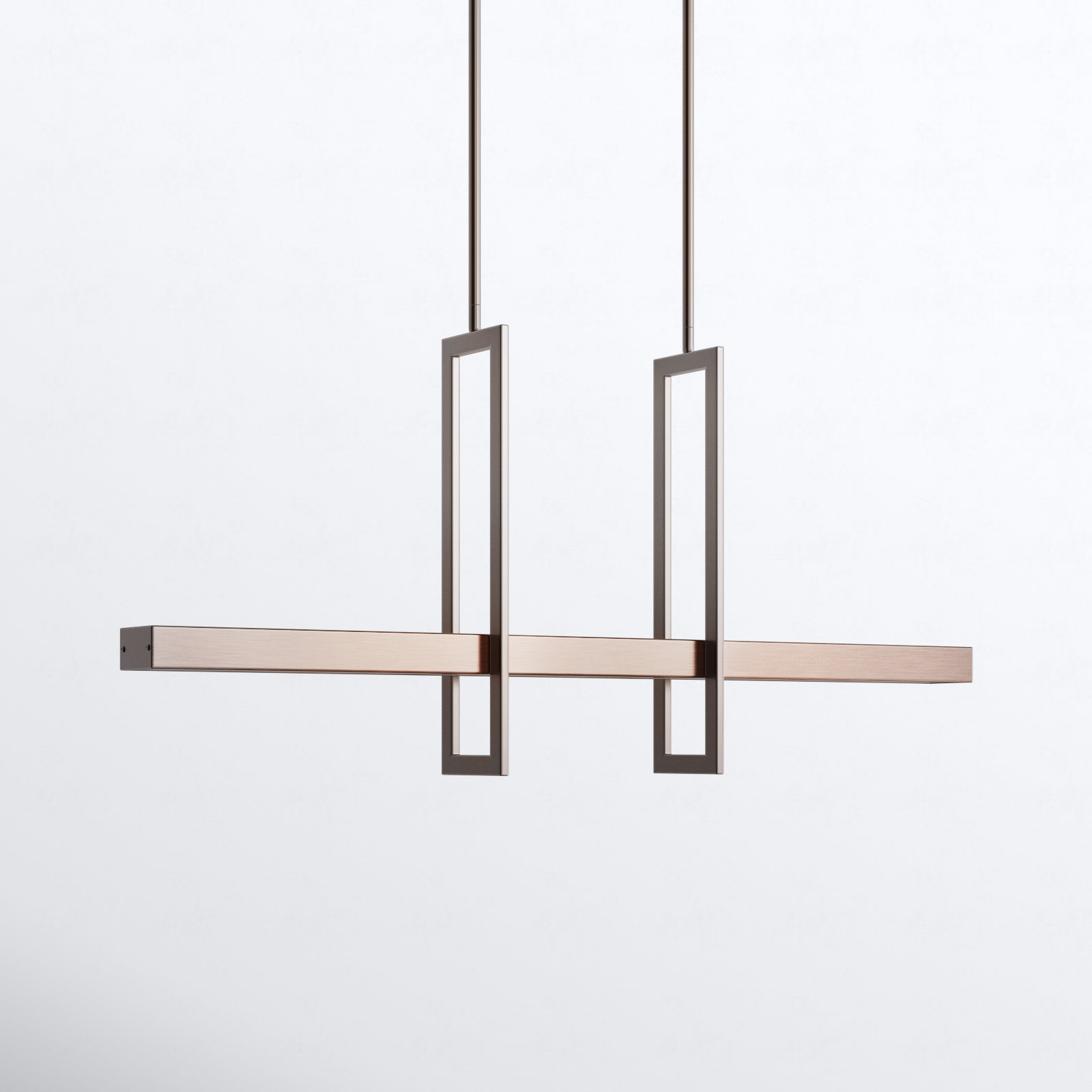 Saedi Dimmable 3-Light Pendant, Hazel Bronze