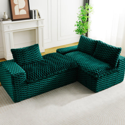 Versatile Convertible Twin - Seat Sofa With Right Chaise Lounge, Featuring Face - To - Face Seating For Various Living Spaces And Activities