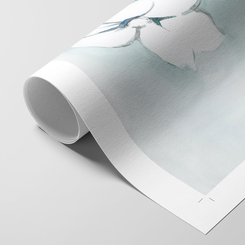 Bleu bohémien I - Impression sur toile seulement - NON-CADRE, H 18 po x l 12 po