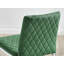 Milton Luxury Breakfast Bar Stool in Quilted Design Velvet Silver Leg - Modern Chic Kitchen-882615806