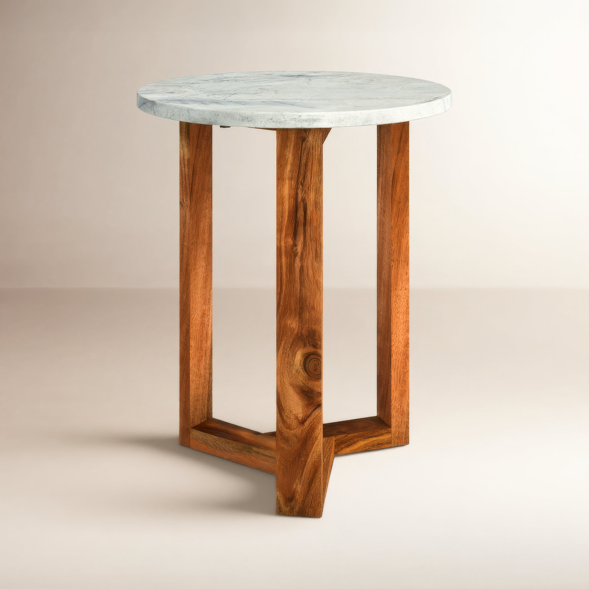 Hollins Side Table, Brown