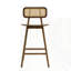 Ensemble de 2 tabourets de bar d'intérieur en bois-926869650