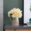 Pivoine 14 po Almost Real - blanc et rose, paquet de 4