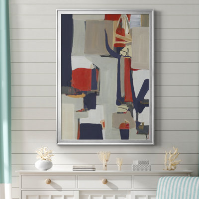 Toile encadrée de qualité supérieure ORANGE CRUSH II - prête à être accrochée