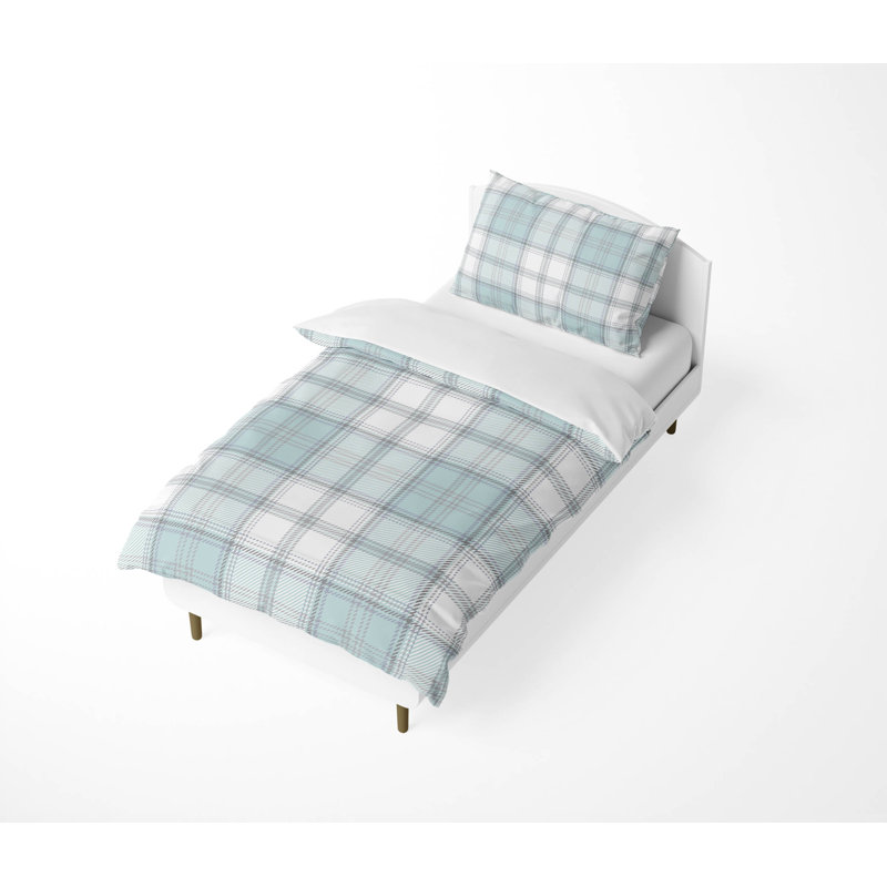 Bully Plaid Comforter Set, Blue