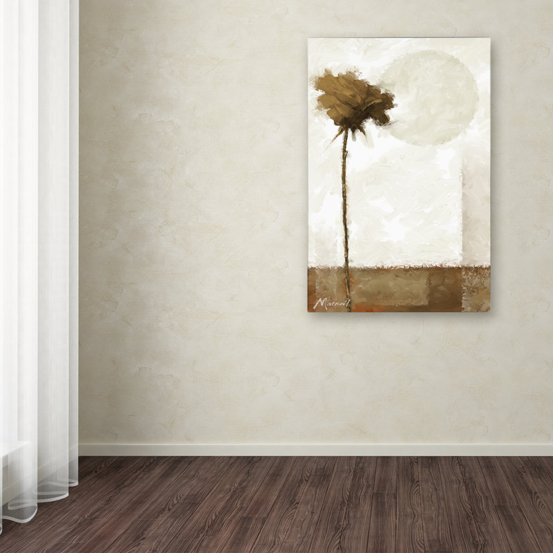 « Sepia rose »-reproduction sur toile tendue, H 32 po x l 22 po x P 2 po
