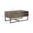 Homare Rustic Oak & Black Finish Coffee Table