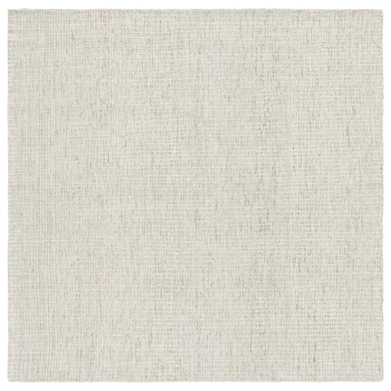 Abstract 471 Area Rug In Sage / Ivory, Square 6'