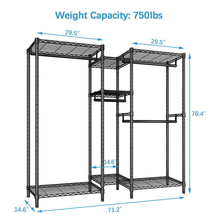 VIPEK V6 Wire Garment Rack Heavy Duty Clothes Rack Metal with