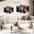 " Cow Abstract " 4 Piece Art Set-93024395