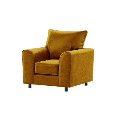 Awn Velvet Armchair