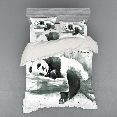Panda Eclectic Duvet Cover