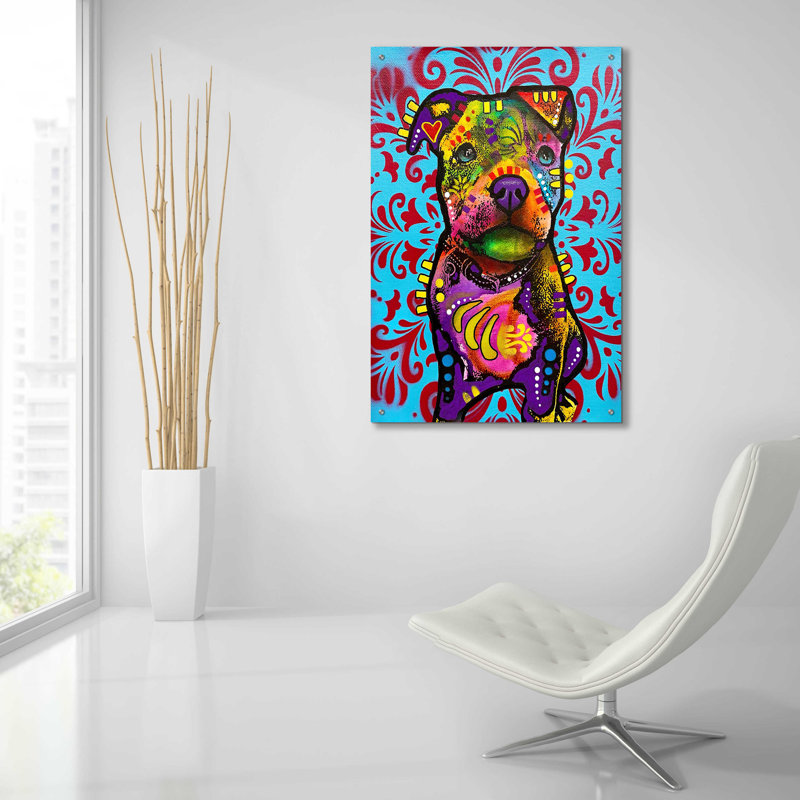 «Pittie Pup» par Dean Russo, H 36 po x l 24 po