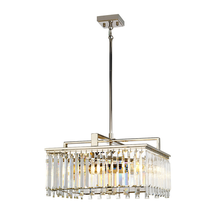 Lauryn 4-Light Square/Rectangle Chandelier