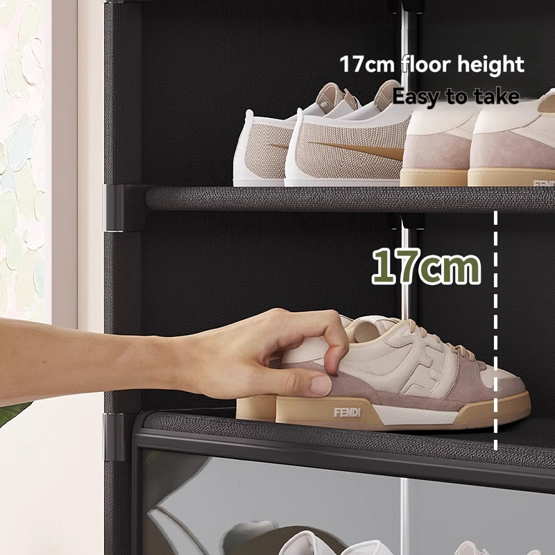Range-chaussures multicouche anti-poussière - Range-chaussures simple