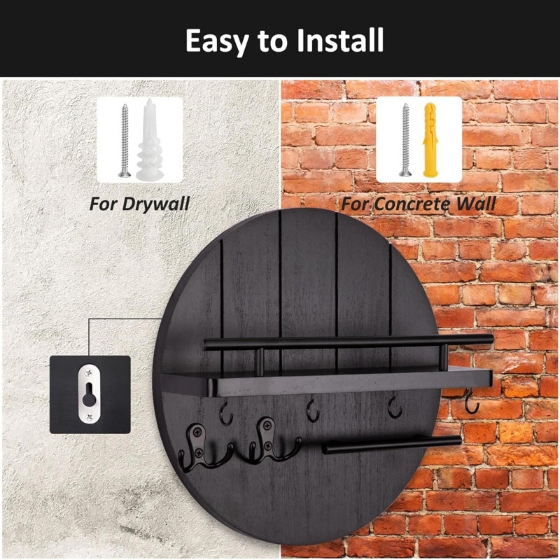 Wall Organizer, Black