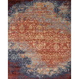 Avant Hand Knotted Area Rug in Trailblazer Copper