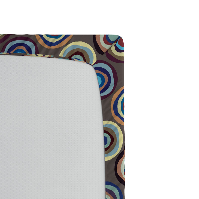 Microfiber Polka Dots Fitted Sheet, Twin XL Fitted Sheet