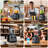 Professional Blender, Smoothies Blenders, PRASKY Max.2400Watts/1000Watts Blender and Grinder Combo 25000RPM Powerful Kitchen 68oz BPA Free 2 Containers Countertop Blenders Ice Crushing, Juice
