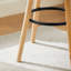 Igasho Counter Stool with Solid Wood Frame