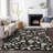 Machine Washable Indoor/Outdoor Chayden ACN1006 Black Rug-99126635