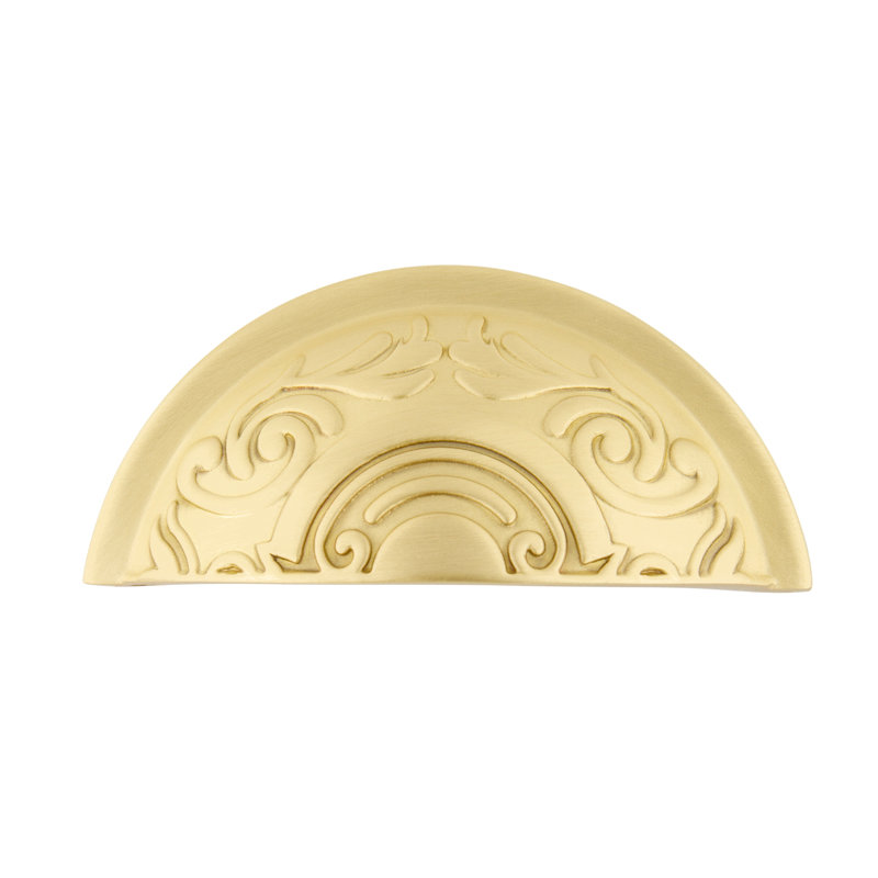 Nostalgic Warehouse Cup Pull Victorian, Satin Brass