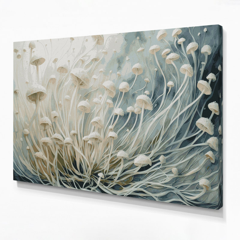 Art mural sur toile légumes légumes Enoki, 12" H x 18" W