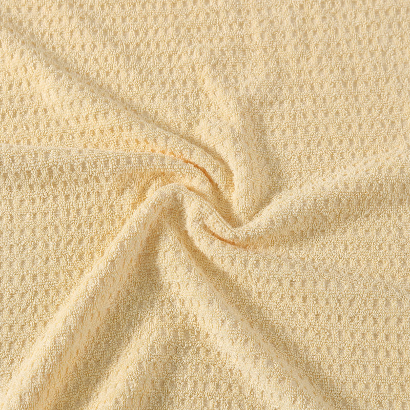2 Piece 100% Cotton Bath Sheet Towel Set, 6 Pack-Piece Towel Set, Yellow