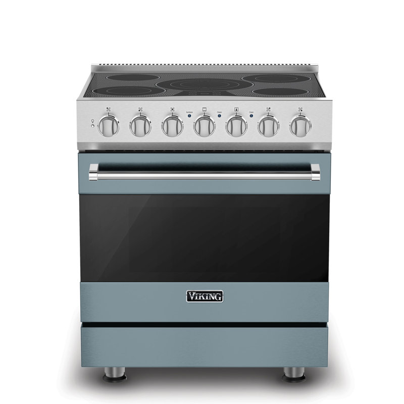 Viking30"W./24"D. Electric Self-Clean Range-5 Burners, November Sky