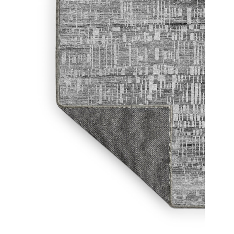 Tapis gris Mid-Century moderne 47, Rectangle 2 pi x 3 pi