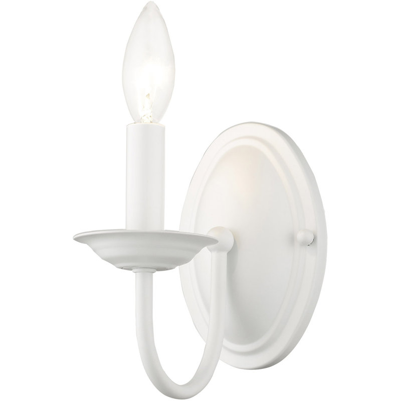 Kath Flush Mounted Sconce, White