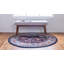 Tapis traditionnel Kelayeh couleur saphir