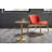 Solid Wood Pedestal End Table-1302138043