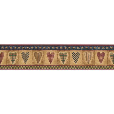 Bordure de papier peint abstrait à motif de carreaux rayés 15 pi x l 5,25 po Amedeo