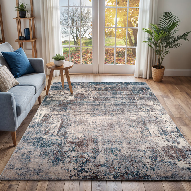 Abstract Area Rug, Rectangle 140 x 200cm