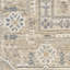 Tapis ivoire et bleu Hemington-1149119597