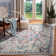 Bazzinotti Cream/Green/Red Looped/Hooked Rug
