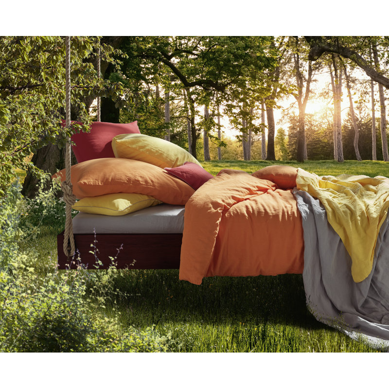 Modern Duvet Cover Set, Single - 1 Pillowcase (80 x 80 cm), Cherry