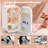 22l Mini Skincare Fridge With Led Mirror,  Small Beauty Fridge For Comestic Storage, 44°f Intelligent Temperature Control, Personal Makeup Refrigerator For Bedroom, Dorm
