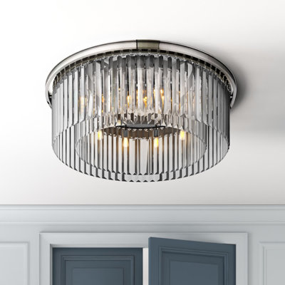 Yazmin Crystal Flush Mount
