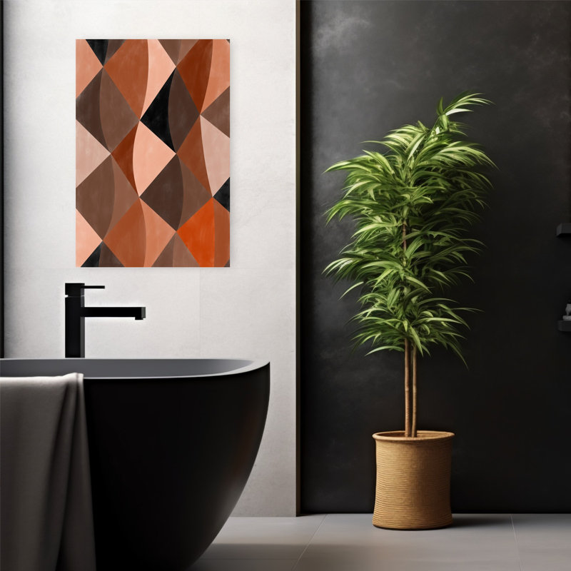 Art contemporain, art contemporain abstrait, H 24 po x l 16 po