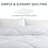 King All Season Microfiber Down Alternative Comforter