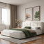 Lit plateforme tapissier Cocoon Boucle