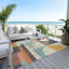Tapis intérieur / extérieur gris Daeira-1141031328